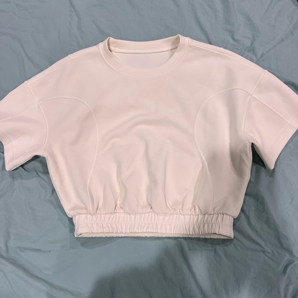 lululemon athletica Light Yellow Softstreme Top